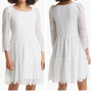 Lilly Pulitzer Geanna Dress - Size XL - resort white